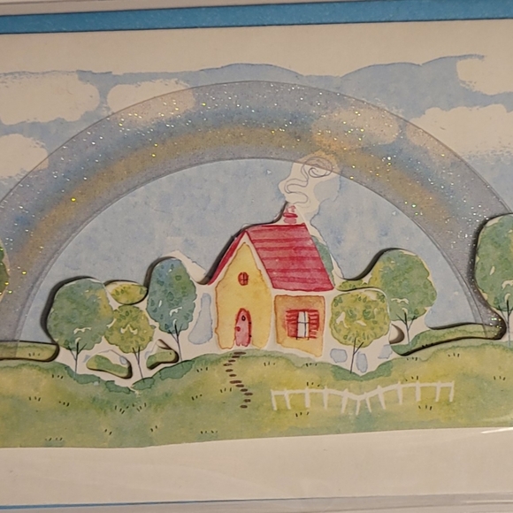 SUNSHINE AND RAINBOWS GREETING CARD - Picture 2 of 3